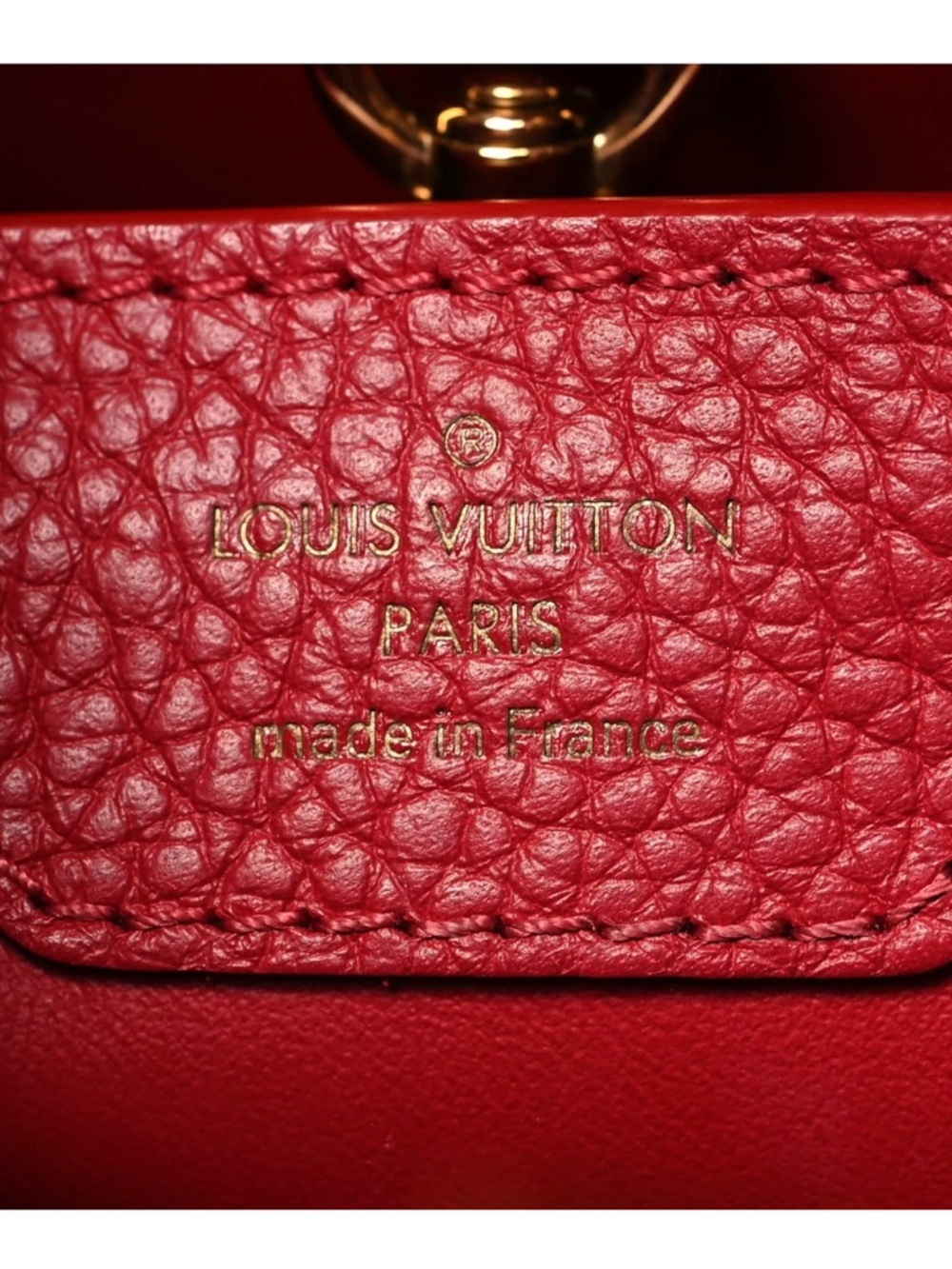 Louis Vuitton Capucines MM Red Taurillon Leather – Gold Hardware – Stunning 🔥 - Picture 2 of 7